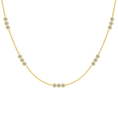 Collana CikOrefice Gioielli Donna in Argento Cubic Zirconia NJAUG01 - NJAUG01